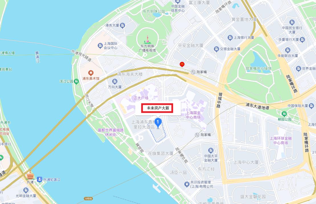 未来资产大厦交通区位图